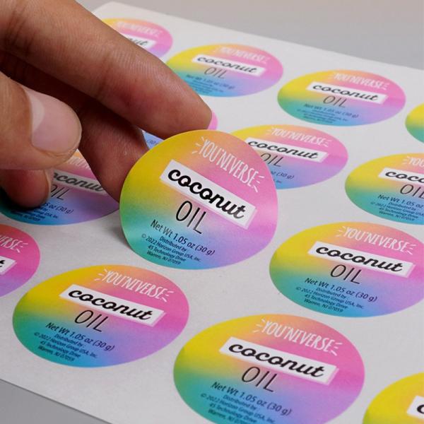 La coutume de nombre a imprimé des labels d'autocollant a personnalisé l'excellente adsorption extérieure douce d'encre