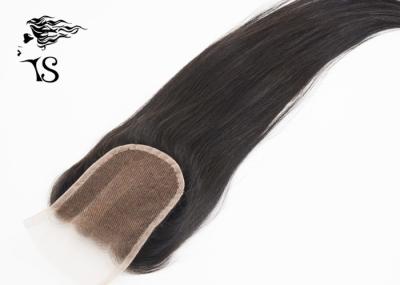 Swiss Lace Frontal Brazilian Hair Closure Piece 4x4 Straight Three Part Tangle Free