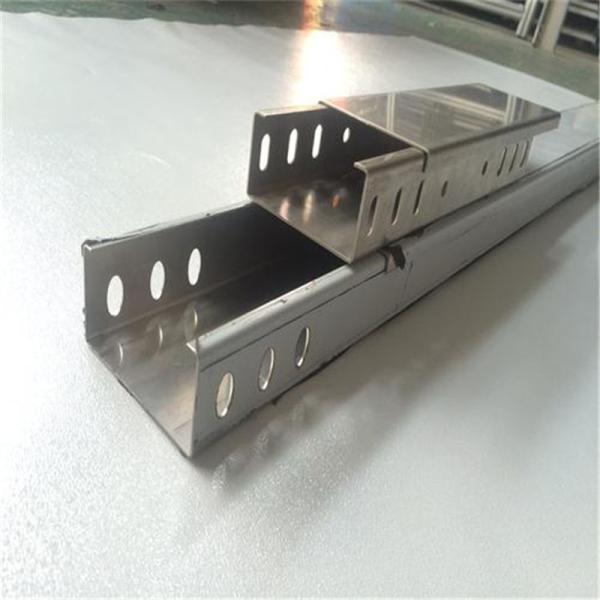 Galvanized Stainless Steel Cable Tray Industrial 40kg/M2 Max Load Capacity