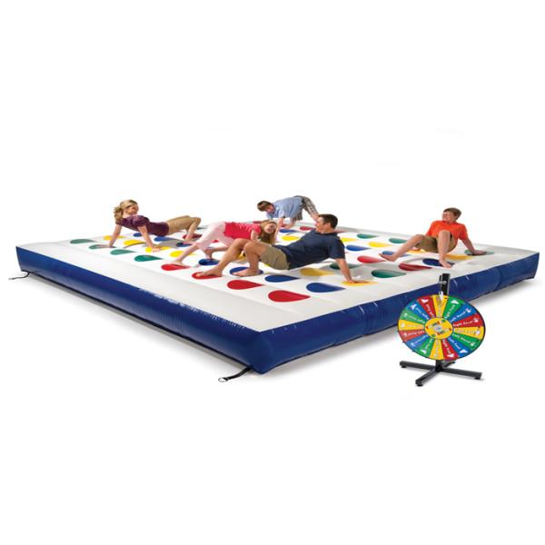 Полоса препятствий игры Твистер платформы дома прыжка спорт спортивной площадки взаимодействующая