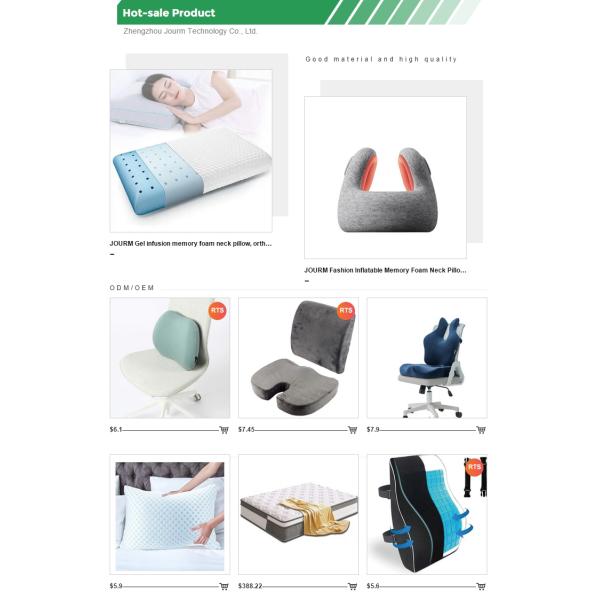 Quilted Memory Foam Seat Cushion for Car Office Chair Unpick and Wash Lumbar Cushion