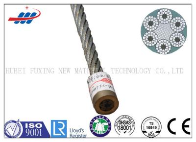Professional Strengthened Crane Wire Rope 6x24+7FC For Tugboat / Floating