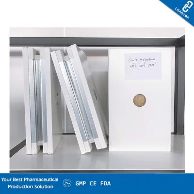 High Strength Clean Room Panels / Rockwool Sandwich Panel Excellent Impact Resistance