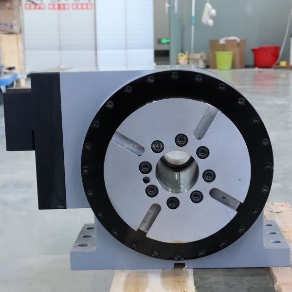 4 Axis CNC Rotary Table , Four Axis Linkage Direct Drive Rotary Table