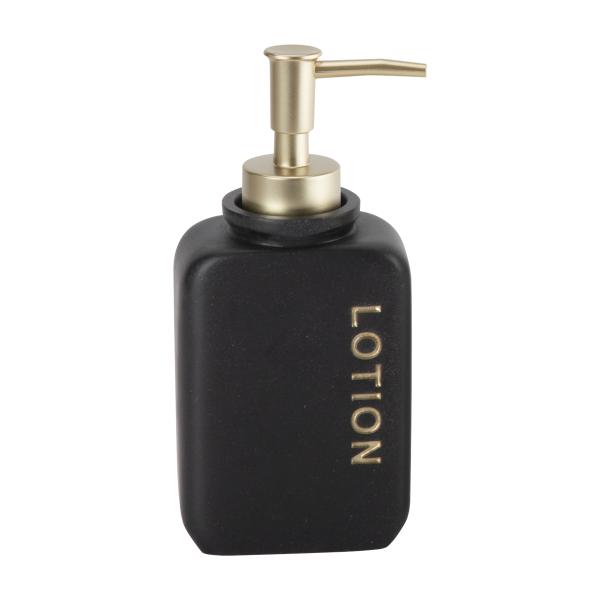Rectangular Polyresin Hand Soap Dispenser Pump Lotion Pump Hand Wash Dispenser Black White