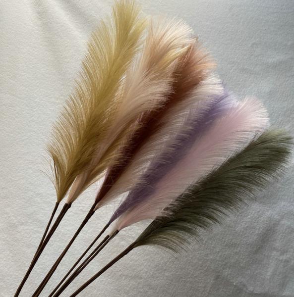 Decoração de seda artificial do contexto da decoração de Reed Pampas Grass Home Wedding