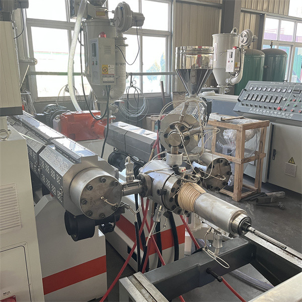 Industrial Plastic HDPE Double Wall Corrugated Pipe Extrusion Line for Drainage Water Supply and Underground Pipe Systems