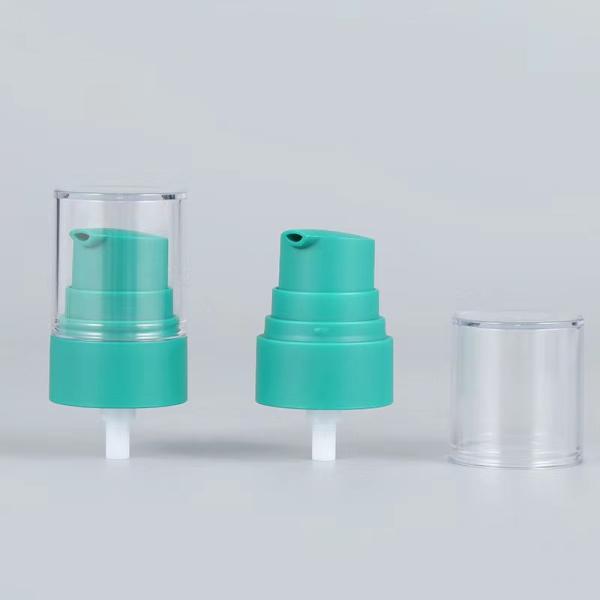 Customized Treatment Cream Pump 24/410 Green Double Step Plastic