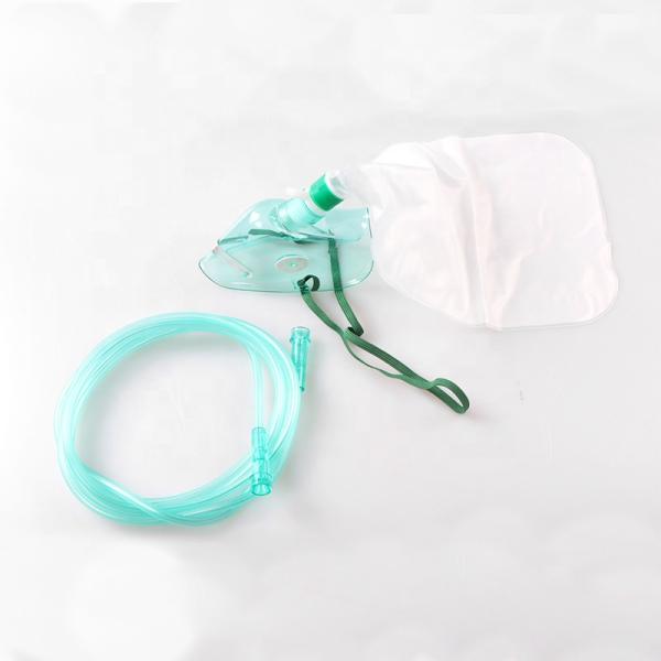 Cheaper Adult Non-Rebreather Oxygen Mask with 7 Foot Safety Tube & Reservoir Bag - Size L