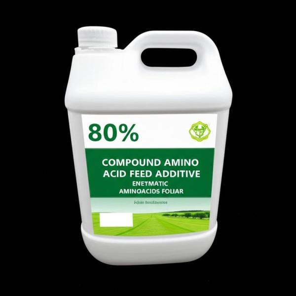 50% d'acide aminé additif pour animaux en poudre de cristal blanc de qualité animale