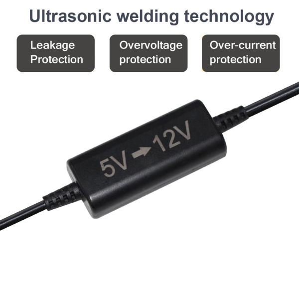 5V à 9V 12V câble de convertisseur 20AWG-24AWG pour le DVR de voiture GPS