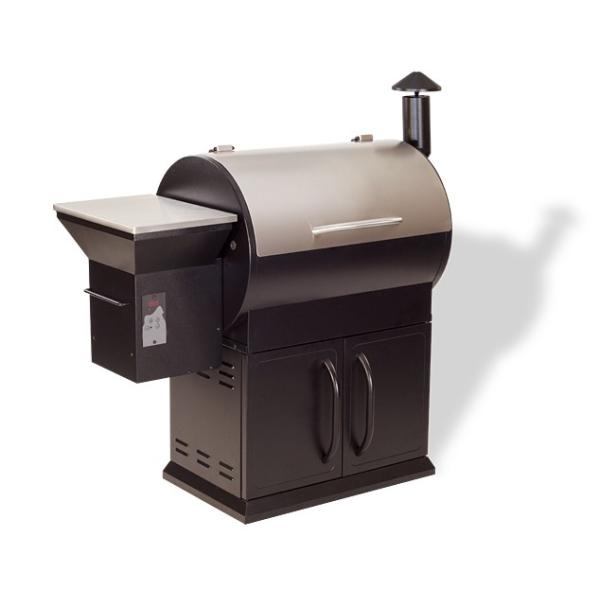 Moveable Electric Wood Pellet Grill Easily Assembled Flame Safety