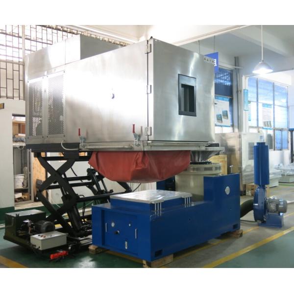 気候チャンバー付きロードシミュレーション振動試験機 20kN 800x800mm