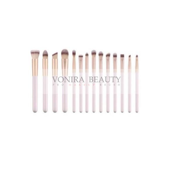 Coutume votre propre Logo Vonira Professional 23 morceaux de maquillage de brosses de marque de distributeur d'ensemble de Kit Vegan Synthetic Makeup Brush
