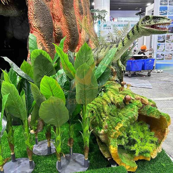 Theme Park Realistic Dinosaur Animatronic Mechanical Model Weather Proof