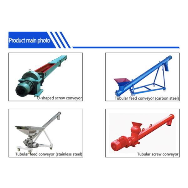 Industrial Flexible Screw Conveyor Cement Tube Screw Conveyor Equipment