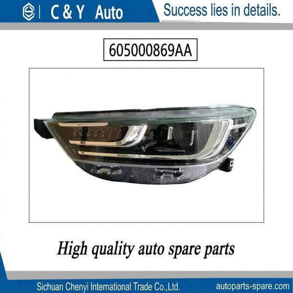 605000869AA 605000870AA Auto Led Headlight For Chery Tiggo 7PLUS