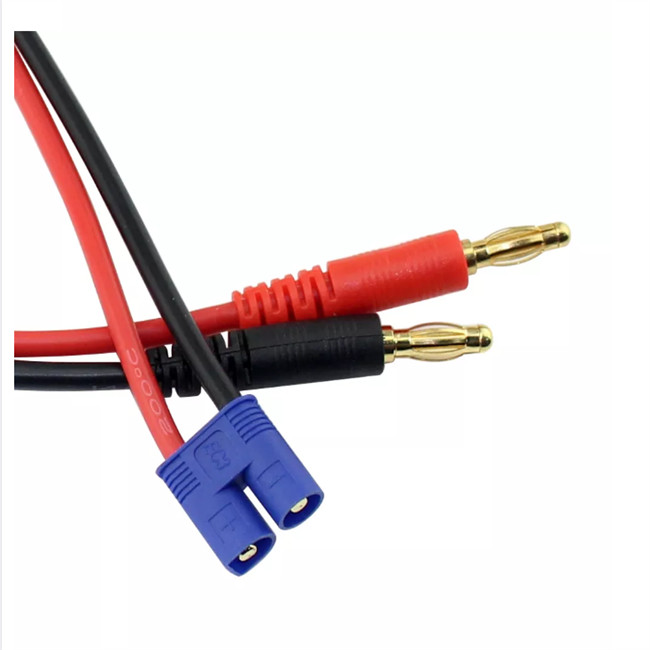 14AWG цвет кабеля заряжателя силикона EC3 RC универсальный красный черный