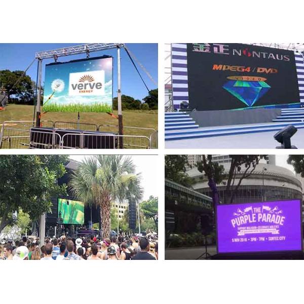 Fast Installation Video Wall Led Display 6000 Nits For Outdoor Activity / Event