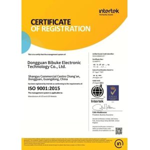 Dongguan Bibuke Electronic Technology Co., Ltd. Certificaciones