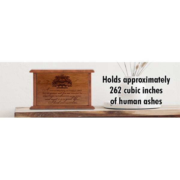 Wood Urn for Human Ashes, Wood Urns Professional Urn For Human Ashes Adults Burial Crematory Funeral Urn