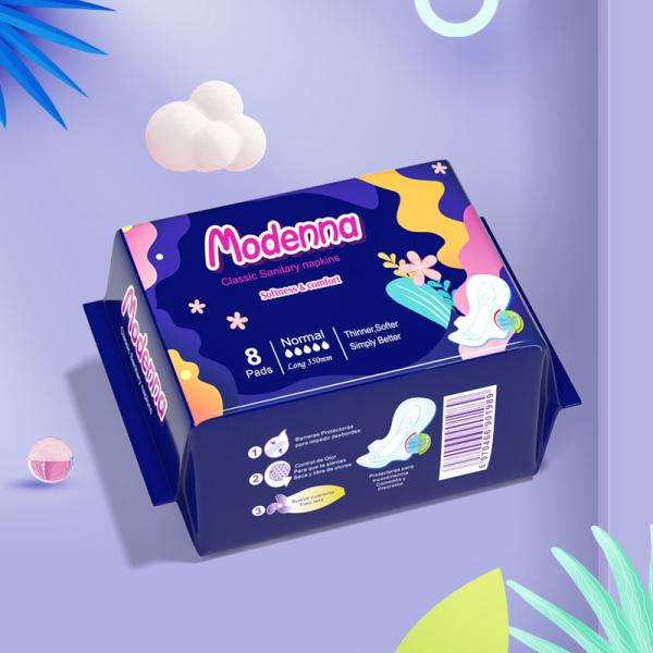 Продажа лука функции горячая в фильме Японии PE ткани санитарной салфетки Азии Breathable Не-сплетенной нежностью