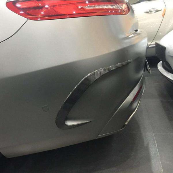 Upgrade Your Rear Bumper Direct Carbon Fiber Vents Canards Body Kit for Mercedes Benz