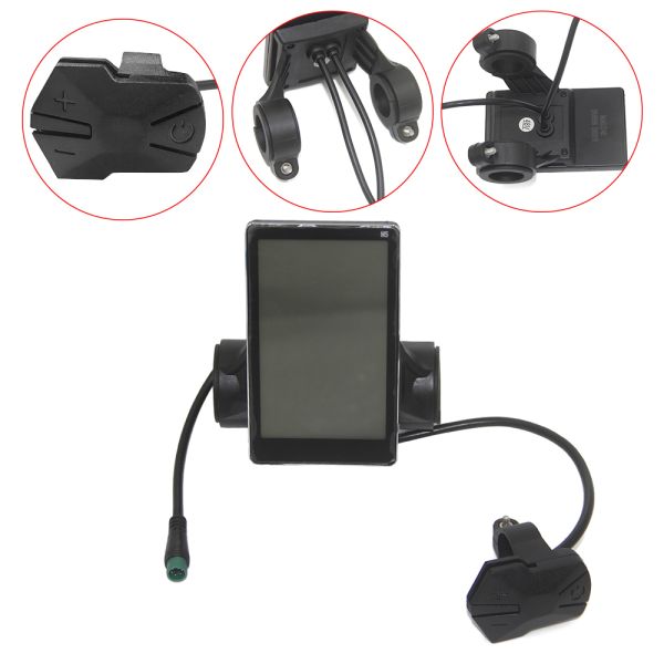 20inch Electric Bike LED Display 500W 3.0 Version Dashboard Replacement