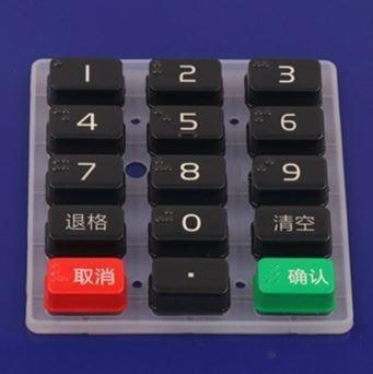 Teclados numéricos feitos sob encomenda impermeáveis da borracha de silicone