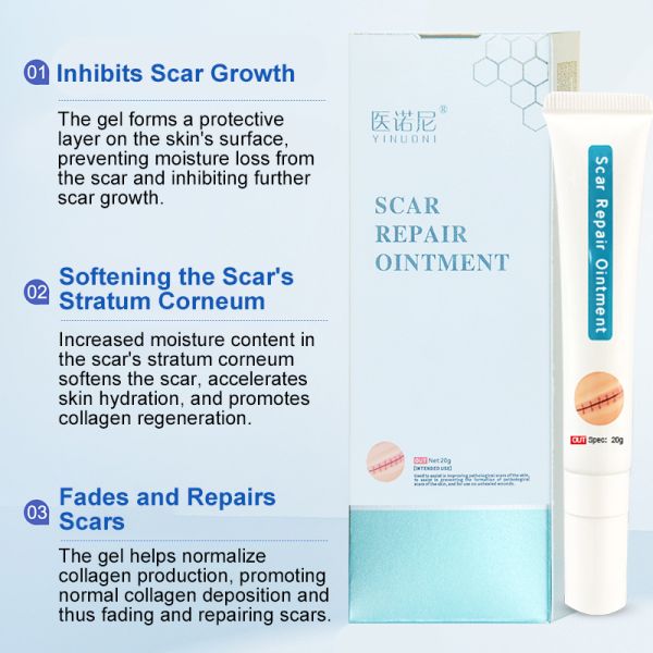 Scar repair cream, continued use will prevent scarring.