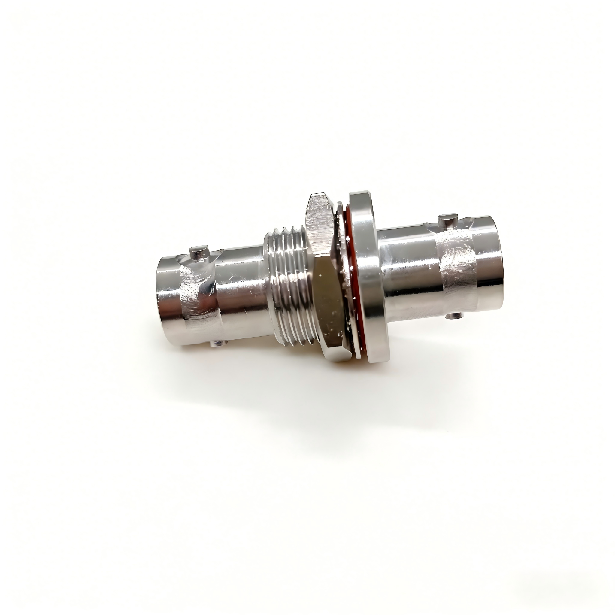 BNC Female To Female Bulkhead Adapter With Nut Fixed Waterproof Ring  BNC-KKY