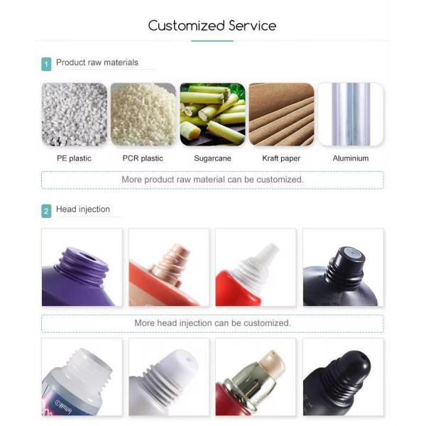 Empty Plastic Customizable Portable Travel Bottle Tube with CE and Customized Request
