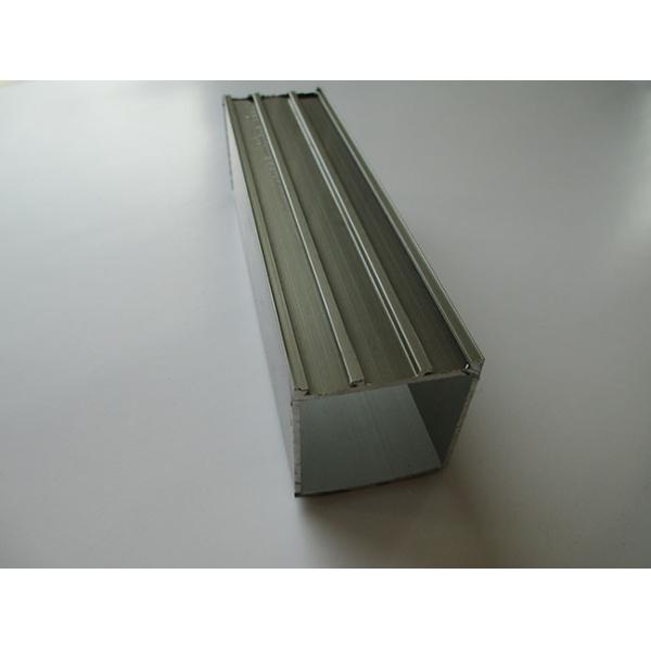 Dark Gold Aluminium Channel Profiles , Extruded Aluminum Profiles For Stair Railing