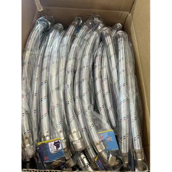 HOSPEDA de acero inoxidable trenzada de alta presión conector hexagonal manguera de tubería flexible