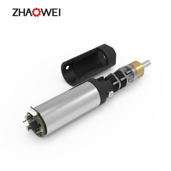 Dia 6mm Educational Robot Plastic Planetary Gearbox 51rpm Low Noise With Stepper Gearmotor