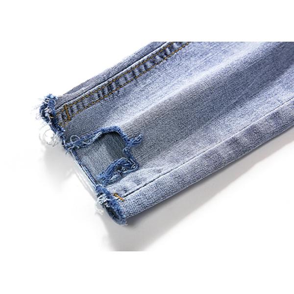 XS - XXL Ladies Denim Jeans Light Wash Rip And Repair Ladies Skinny Jeans