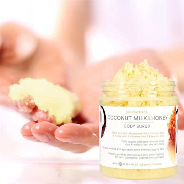 La leche de coco del exfoliante corporal del cuidado de piel/el peine Exfoliating profundos de la miel reduce Oiliness