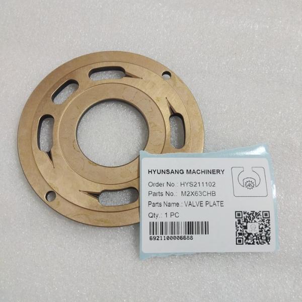 Excavator Hydraulic Parts M2X63CHB 837081002 RE504638 Valve Plate