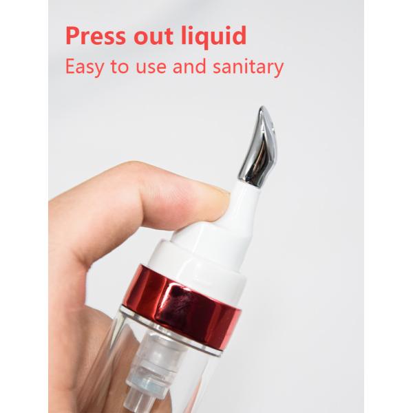 сыворотка косметической бутылки сливк глаза 20ml безвоздушной анти- старея с головой насоса сплава цинка