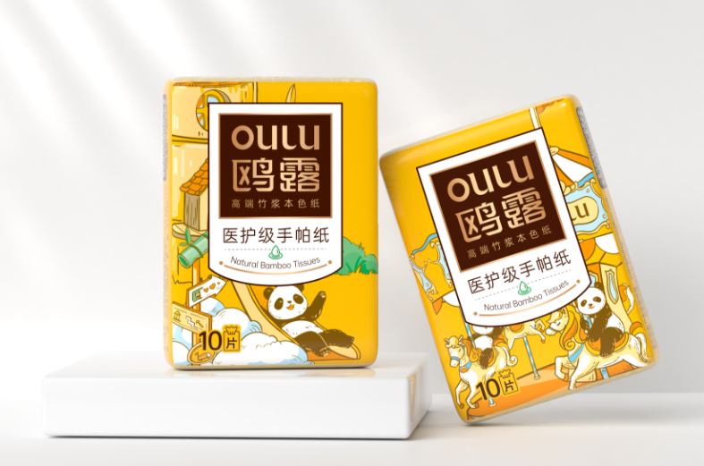 Custom Soft Bag Pocket Convenient Handkerchief Tissue Box Pack for Travel for Facial Tissues