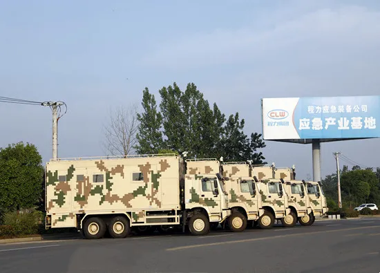 Isuzu Hino HOWO Uav Drone Emergency Support Vehicle Fixed Wing Uav Transportation Truck