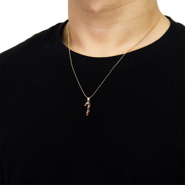 Collar con forma de corazón pequeño con diamantes brillantes chapado en oro de 14 quilates para mamá