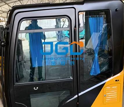 SY155W Wheel Excavator Door Front And Rear Left And Right Lower Skylight Big Arm Windshield