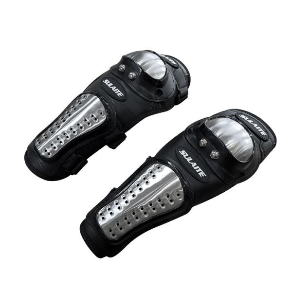 Motorcycle Racing Arms and Elbows Guards Metal Shell and Oxford Fabric for Protection