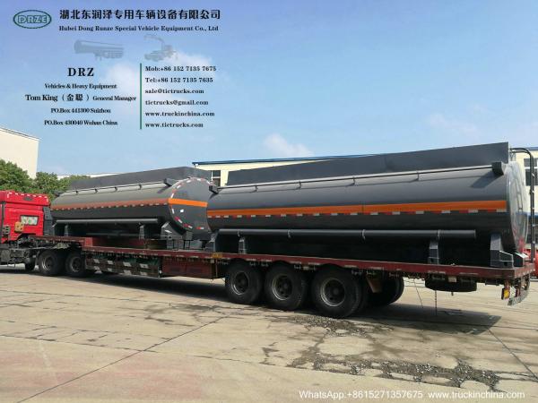 Chemical Acid Tank Body Chemical Liquid Tanker Body with Container Locks Trailer Road Transport WhsApp:+8615271357675