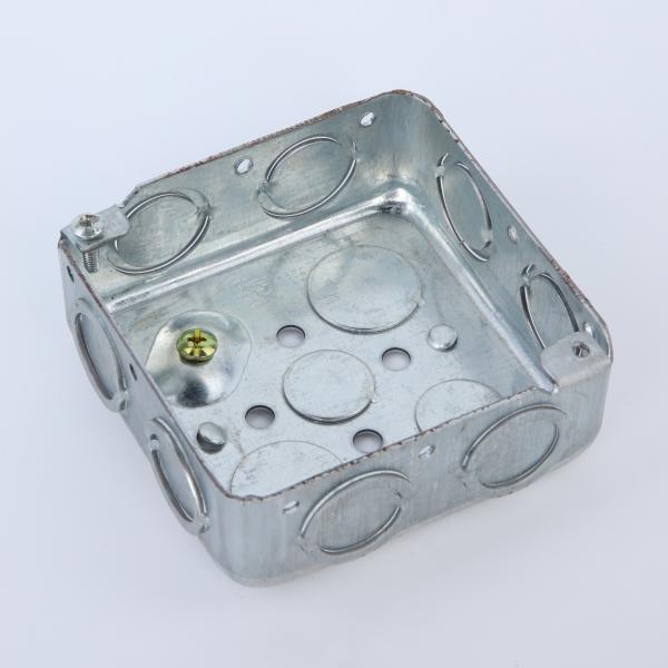 UL Listed Prefabrication Electrical Conduit Box Cover With 1/2 3/4 Knockouts