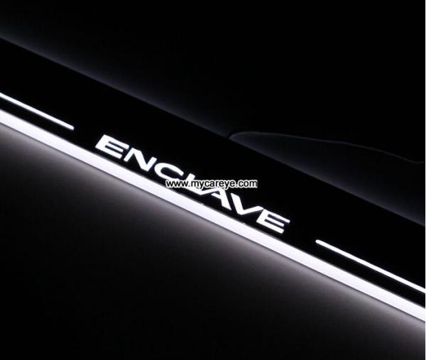 Buick Enclave car accessory upgrade LED lights auto door sill scuff plate