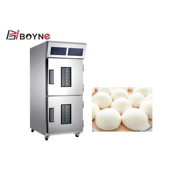 Two Half Glass Door 36 Trays Dough Freezer Retarder Microcomputer Control For Bakery Shop