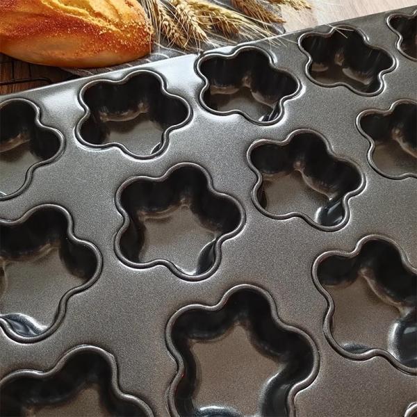 Pão de cozinha Star de alumínio Equipamento de panificação comercial Star Cake Pan