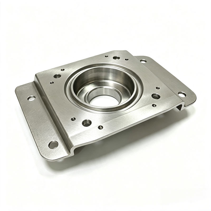 Custom  CNC Milled TC4 Titanium Alloy Corrosion Resistant Bearing Mounting Flange Bracket for Aerospace